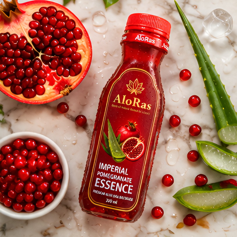 ALO RAS Aloe Vera + Anar Juice