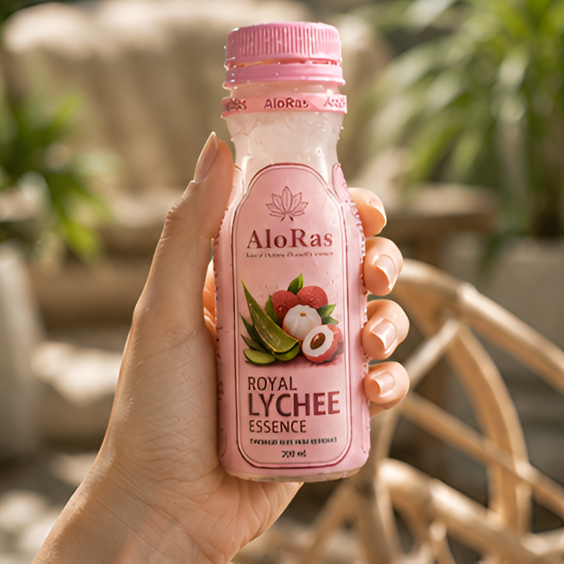ALO RAS Aloe Vera + Lichi Juice