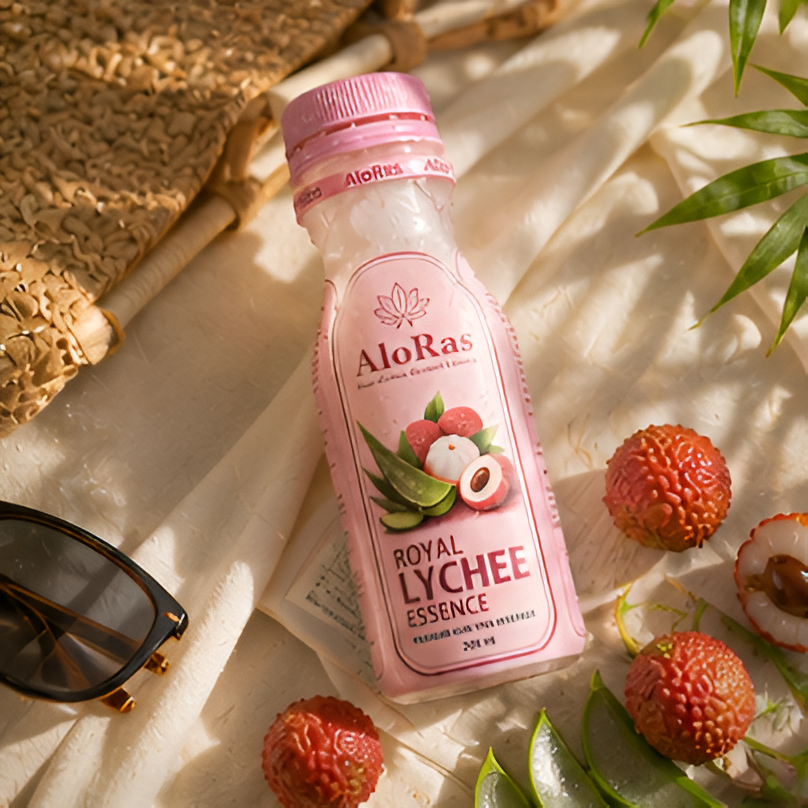 ALO RAS Aloe Vera + Lichi Juice