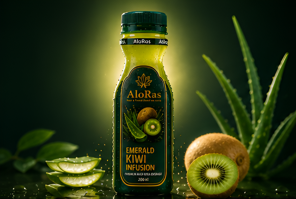 ALO RAS Aloe Vera + Kiwi Juice