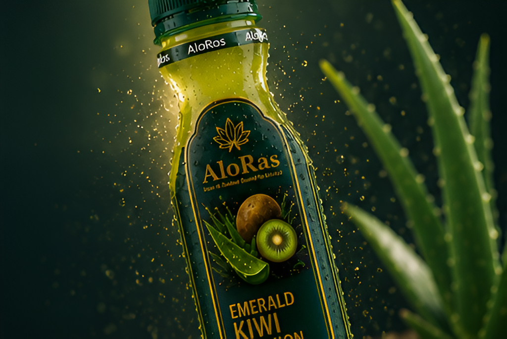 ALO RAS Aloe Vera + Kiwi Juice