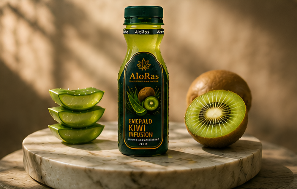ALO RAS Aloe Vera + Kiwi Juice